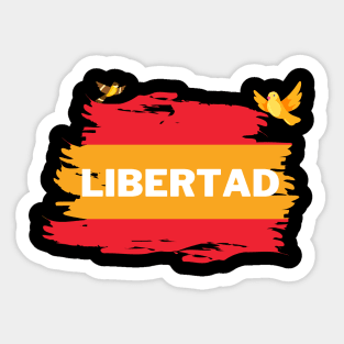 Española Libertad Sticker